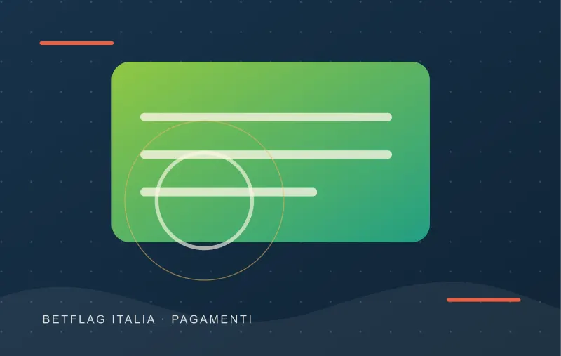 Bonifico e trasferimento istantaneo BetFlag: grafica originale