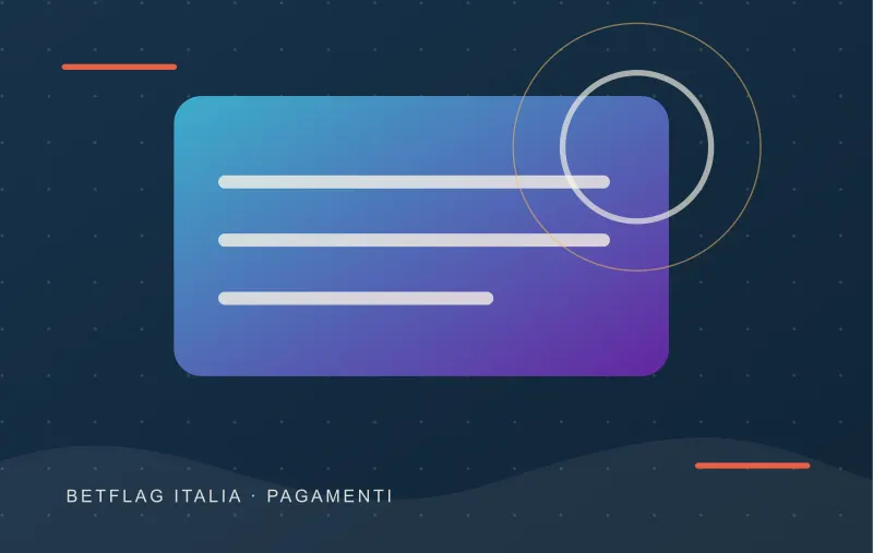Sequenza visiva dei passaggi per Ricarica BetFlag